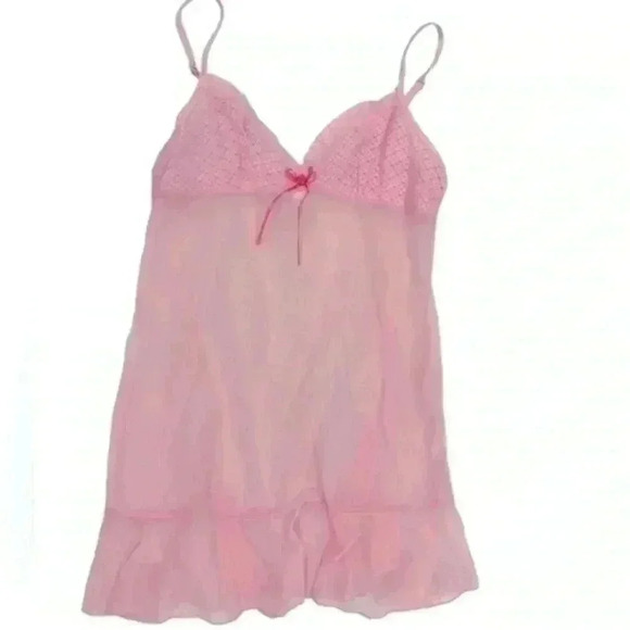Victoria Secret Valentines Pink Teddy Size Medium - Picture 1 of 5